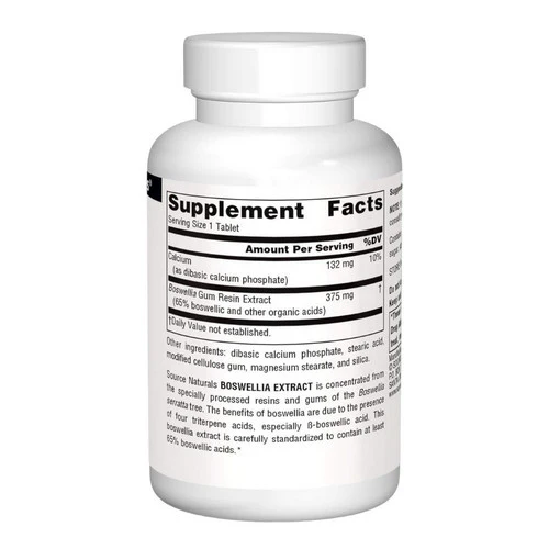 Source Naturals, Boswella, Extract 50 Tabs - Image 3