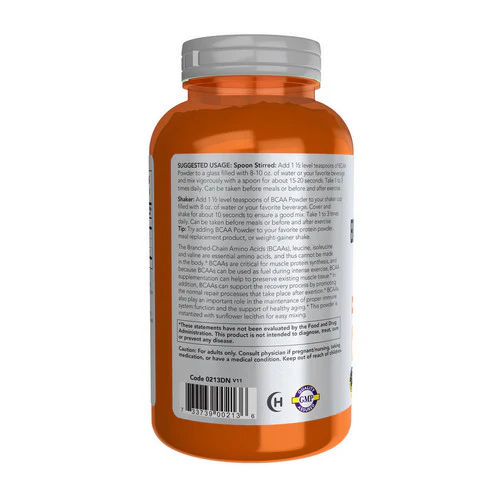 Now Foods, Branch Chain Amino, 12 OZ - Image 3