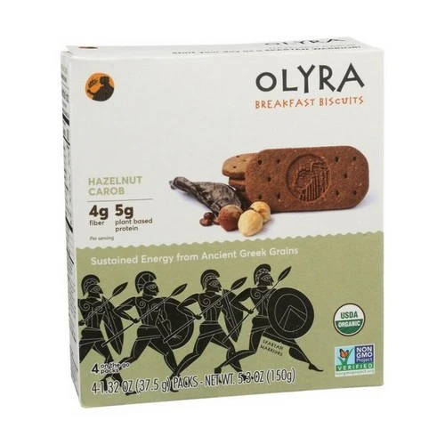 Olyra, Breakfast Biscuit Hazlenut Carob, 5.3 Oz (Case Of 6)