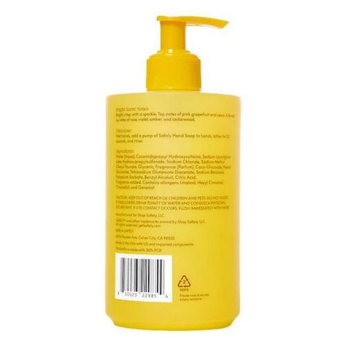 Safely, Bright Hand Soap, 16 Oz (Case Of 6) - Image 2