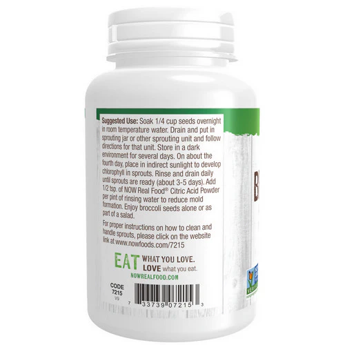 Now Foods, Broccoli Seeds, 4 oz - Image 3