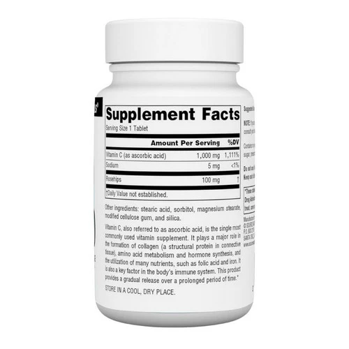 Source Naturals, C-1000, 1000 mg, 50 Tabs - Image 2