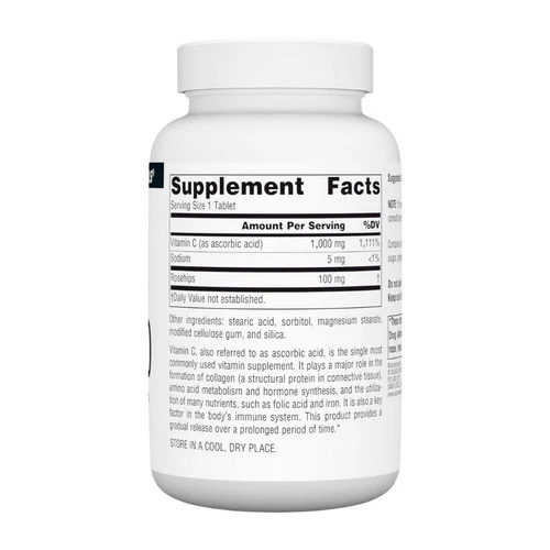 Source Naturals, C-1000, 1000 mg, 100 Tabs - Image 2