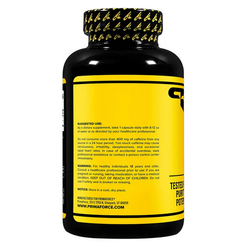 Primaforce, Caffeine + Theanine, 100 Mg + 100 Mg, 180 Caps - Image 2