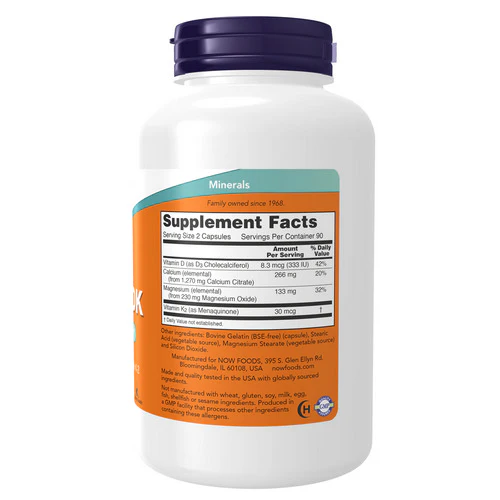 Now Foods, Cal-Mag DK, 180 Caps - Image 2