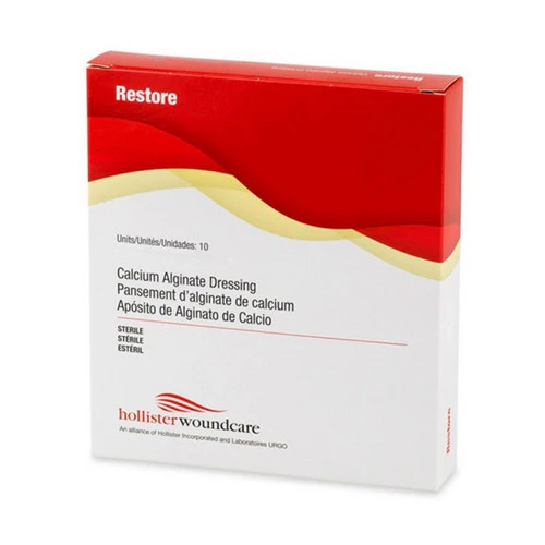 Hollister, Calcium Alginate Dressing Restore 2 X 2 Inch Square Calcium Alginate Sterile, Count of 1