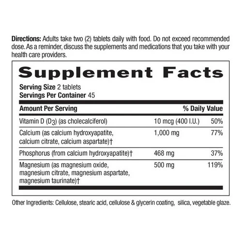 Country Life, Calcium Magnesium Complex, Vitamin D3 90 Tabs - Image 2