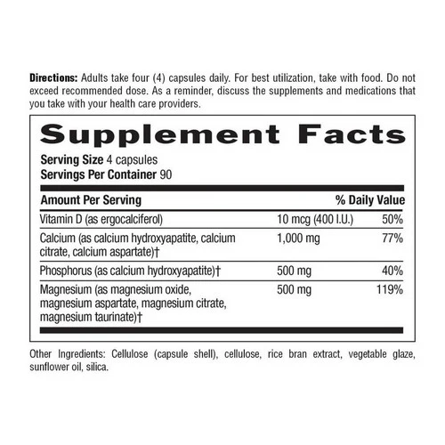 Country Life, Calcium-Magnesium with Vitamin D, 360 Vcaps - Image 2