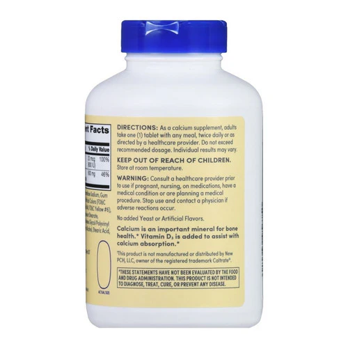 Foster And Thrive, Calcium Plus Vitamion D3, 600 Mg, 300 Tabs - Image 2