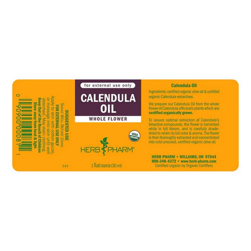 Herb Pharm, Calendula Oil, 1 Oz - Image 2