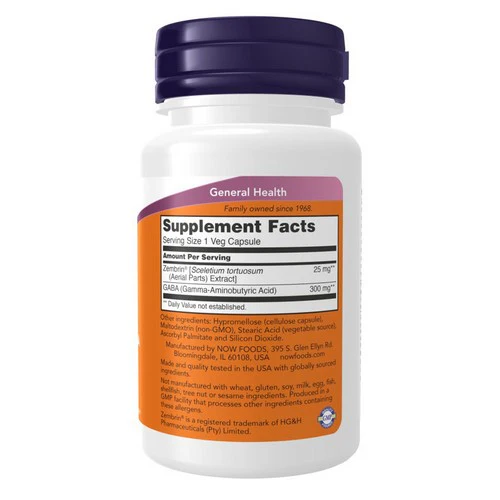 Now Foods, Calm & Focus With Zembrin, 60 VegCaps - Image 2