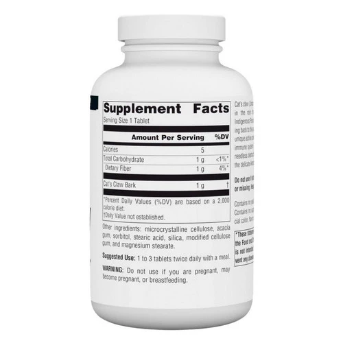 Source Naturals, Cat's Claw, 1000 MG, 120 Tabs - Image 2