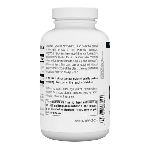 Source Naturals, Cat's Claw, 1000 MG, 120 Tabs - Image 3