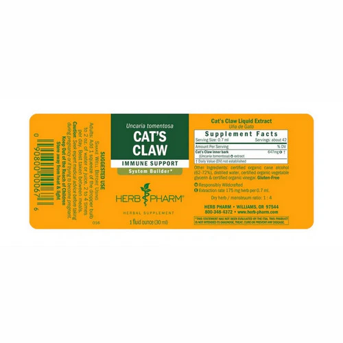 Herb Pharm, Cat's Claw Extract, 1 Oz - Image 2