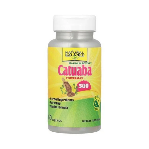 Natural Balance (Formerly known as Trimedica), Catuaba Power Max, 500 mg, 60 Caps - Image 2