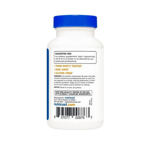 Nutricost, CDP Choline Capsules, 300 Mg, 120 Count - Image 3