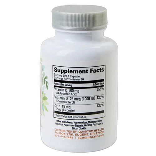 Quantum Health, CDZ Immune Support, 60 Caps - Image 3