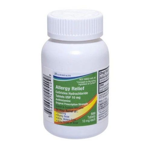 Auro Health, Cetirizine Hydrochloride, 500 Tabs