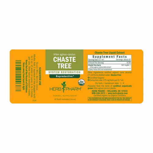 Herb Pharm, Chaste Tree Extract, 4 Oz - Image 2