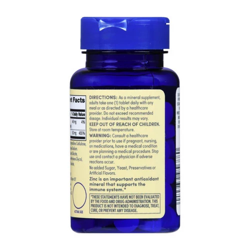 Foster And Thrive, Chelated Zinc, 50 Mg, 100 Tabs - Image 2
