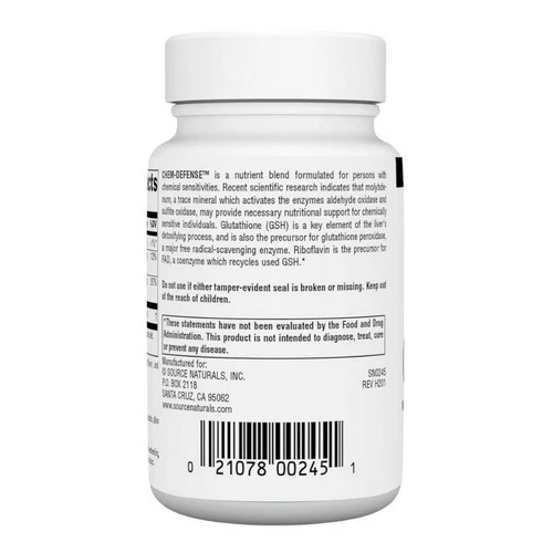 Source Naturals, Chem-Defense Sublingual, Orange 90 Tabs - Image 3