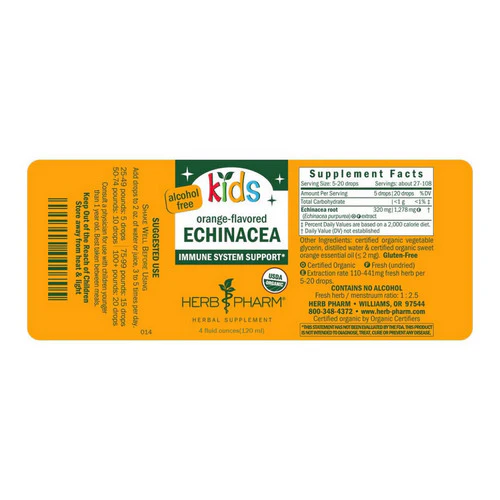 Herb Pharm, Children’s Echinacea Glycerite, 4 Oz - Image 2