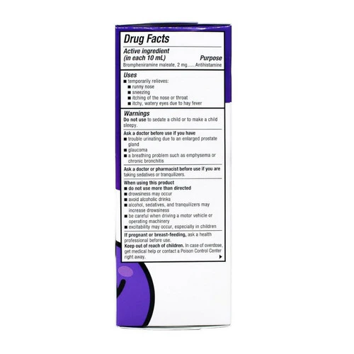 Dimetapp, Children's Cold And Allergy Liquid Grape, 4 Oz - Image 3