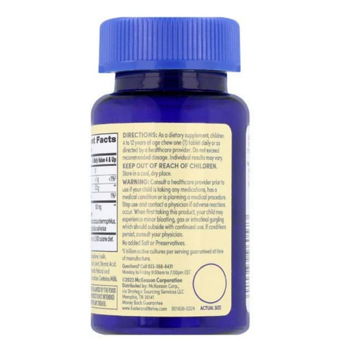 Foster And Thrive, Children's Probiotic Chewable Tablets Fruit Punch, 30 Count - Image 2