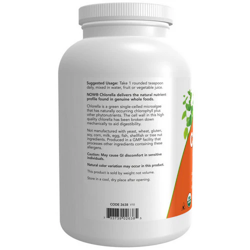 Now Foods, Chlorella Powder, 1 Lb - Image 3