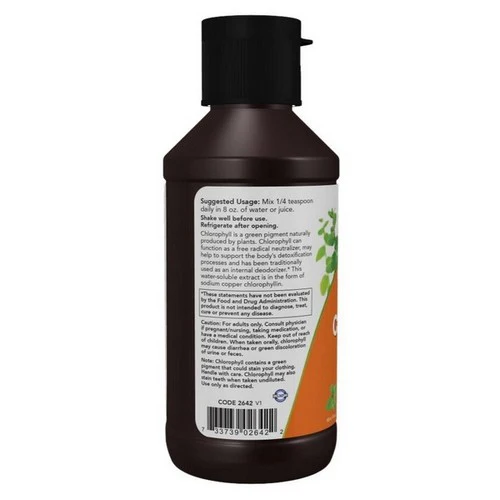 Now Foods, Chlorophyll Liquid Extra Strength Mint, 4 Oz - Image 3