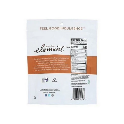 Element Snacks, Chocolate Peanut Butter Crispy Rice Minis, 3 Oz - Image 2