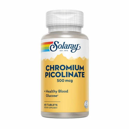 Solaray, Chromium Picolinate, 500 mcg, 60 Tabs