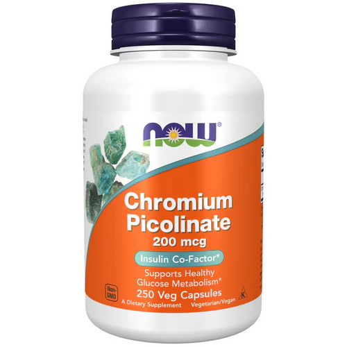 Now Foods, Chromium Picolinate, 200 Mcg, 250 Veg Caps
