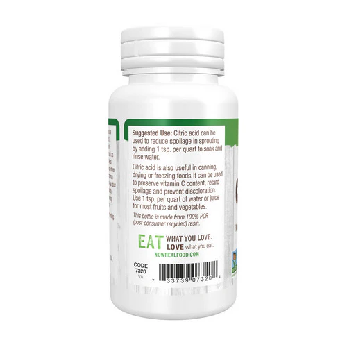 Now Foods, Citric Acid, 4 oz - Image 2