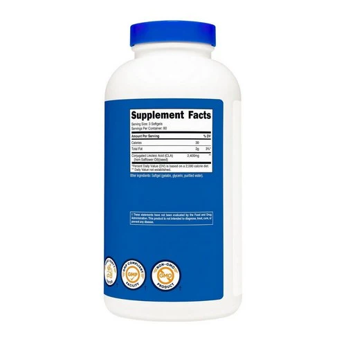 Nutricost, CLA Softgels, 2,400 Mg, 240 Count - Image 2