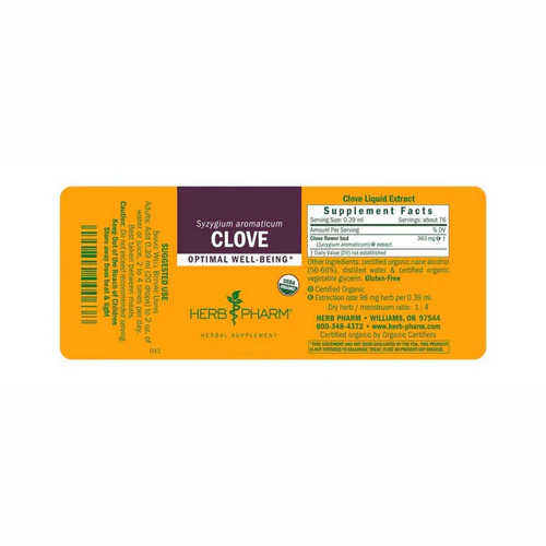 Herb Pharm, Clove Extract, 4 Oz - Image 2