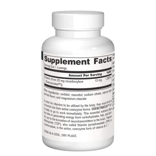 Source Naturals, Coenzymated B-1 Sublingual, 25 MG, 30 Tabs - Image 3