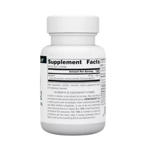Source Naturals, Coenzymated B-2 Sublingual, 25 mg, 60 Tabs - Image 2