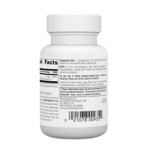 Source Naturals, Coenzymated B-2 Sublingual, 25 mg, 60 Tabs - Image 3