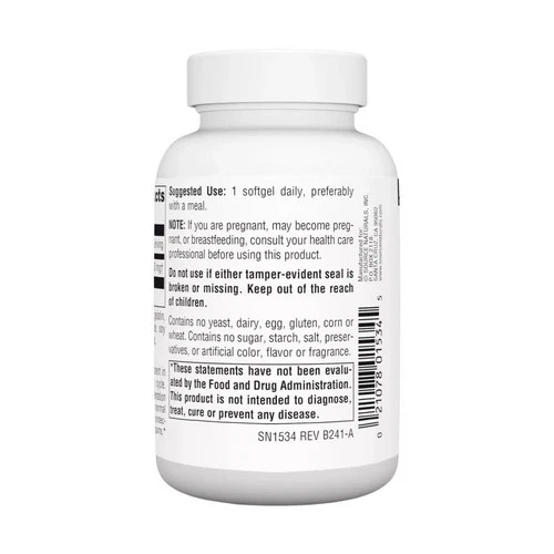 Source Naturals, Coenzyme Q10, 200 MG, 60 Softgel - Image 3