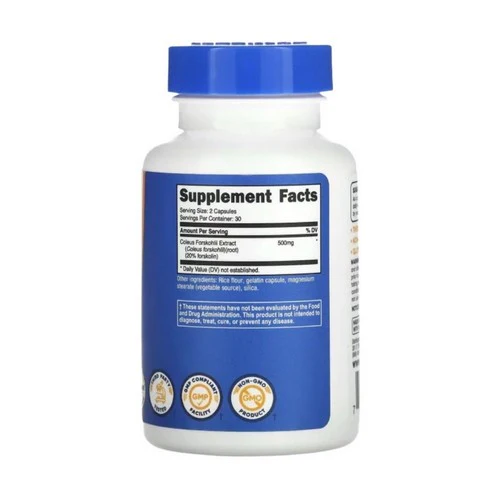 Nutricost, Coleus Forskohlii Capsules, 500 Mg, 60 Count - Image 2