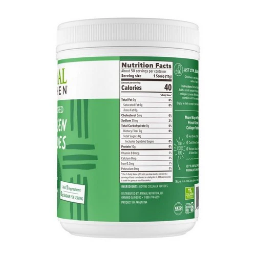 Primal Kitchen, Collagen Peptides, Unflavored 1.2 lbs - Image 2
