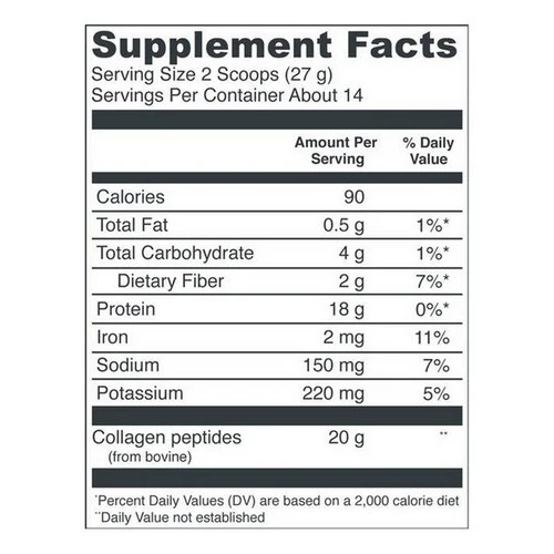 Vital Proteins, Collagen Peptides Chocolate, 13.5 Oz - Image 2