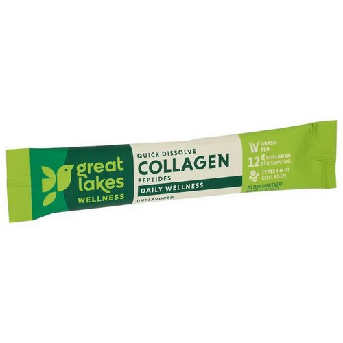 Great Lakes Wellness, Collagen Peptides Unflavored, 20 Count