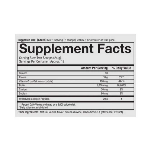 Youtheory, Collagen Powder Vanilla, 10 oz - Image 2