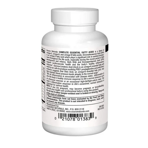 Source Naturals, Complete Essential Fatty Acids, 30 Softgel - Image 3