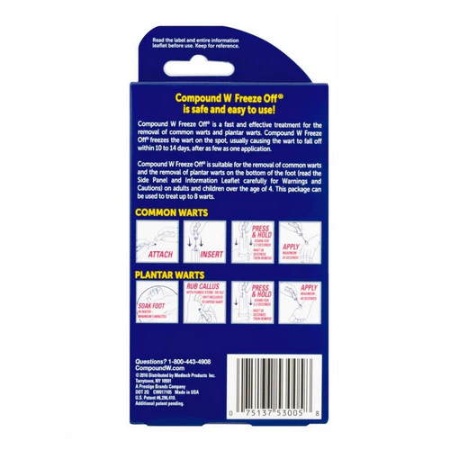 Med Tech Products, Compound W Freeze Off Wart Removal System, 8 each - Image 2
