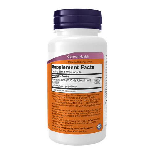 Now Foods, CoQ10, 150 mg, 100 Veg Caps - Image 2