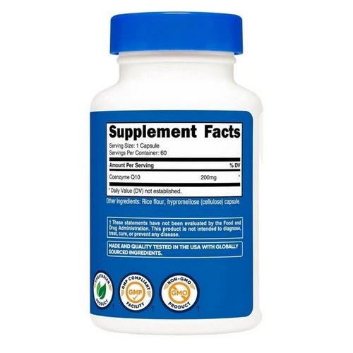 Nutricost, CoQ10 Capsules, 200 Mg, 60 Count - Image 3