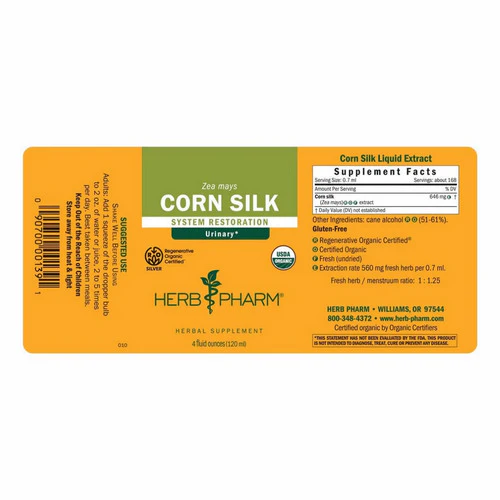 Herb Pharm, Corn Silk Extract, 4 OZ - Image 2